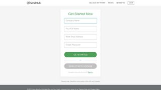 Get Started with SendHub - Log In