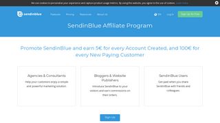 Affiliate Program - SendinBlue