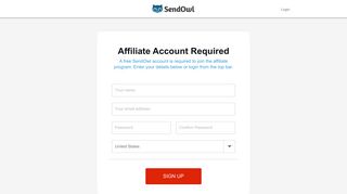 Affiliate Signup | SendOwl