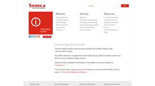 Student Email Account (webmail) - Seneca College