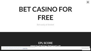 Bet Casino for Free | Bet easily at Senibet