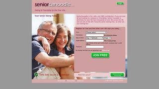 Register FREE for Senior Dating at SeniorCanoodle.com today