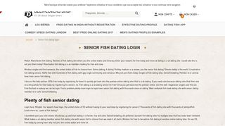 Senior fish dating login - biere-speciale.be