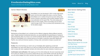 Senior Match Review | No.1 Senior Dating Site