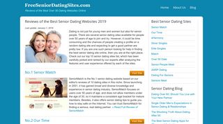 Top 10 Free Senior Dating Sites Reviews In 2019
