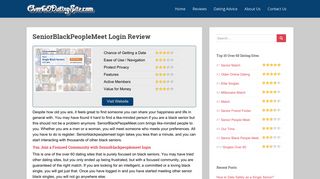 SeniorBlackPeopleMeet Login Review | Best Dating Sites for Over 60 ...