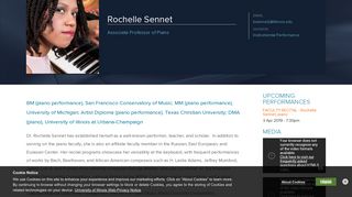 Rochelle Sennet | Music at Illinois