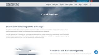 Cloud Services | Sensaphone