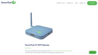 SensorPush WiFi Gateway G1 Product Details