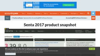 Senta 2017 product snapshot | AccountingWEB