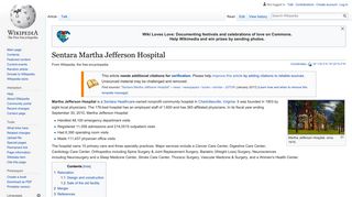 Sentara Martha Jefferson Hospital - Wikipedia