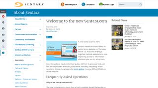 Welcome to the new Sentara.com | Sentara Healthcare