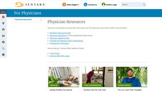 For Physicians | Sentara Healthcare
