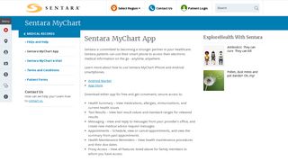 Sentara MyChart Mobile App | Sentara Healthcare