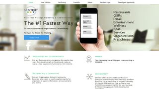 Sentext Solutions #1 Fastest Mobile Reach, Text Marketing