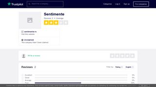 Sentimente Reviews | Read Customer Service Reviews of sentimente.ro