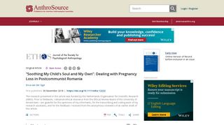 “Soothing My Child's Soul and My Own”: Dealing with Pregnancy Loss ...