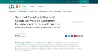 Sentinel Benefits & Financial Group Delivers on Customer Experience ...