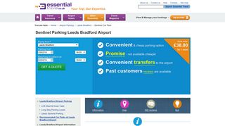 Sentinel Car Park - Leeds Bradford Airport | Rates and Availability