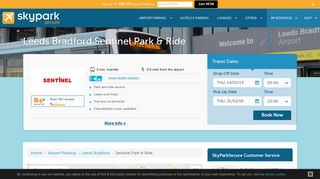 Leeds Bradford Sentinel Park & Ride | SkyParkSecure.com