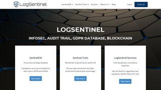 LogSentinel - Information Security, Data Protection and Blockchain