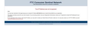 Consumer Sentinel Network