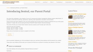 Introducing Sentral, our Parent Portal – Drysdale Primary School