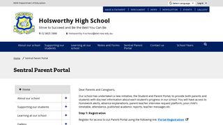 Sentral Parent Portal - Holsworthy High School