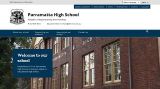 Parramatta High School: Home