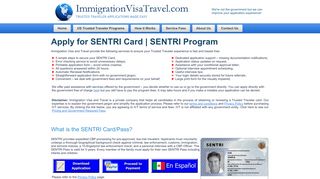 Apply for SENTRI Card | SENTRI Program | USA Immigration Visa ...