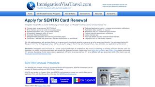 Apply for SENTRI Card Renewal | SENTRI Program | USA Immigration ...