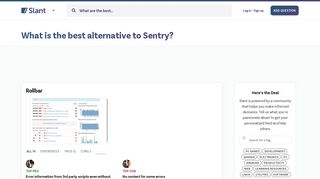 20 best alternatives to Sentry as of 2019 - Slant