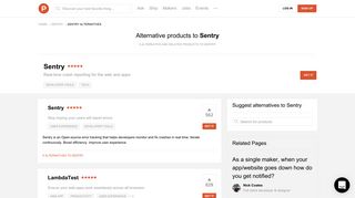 9 Alternatives to Sentry | Product Hunt