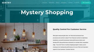 Mystery Shopping - Sentry Marketing Group