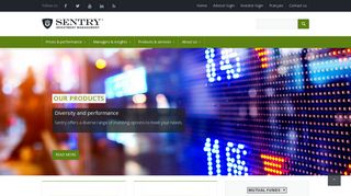 Sentry Investments - homepage