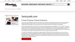 Sentry®Safe | Master Lock