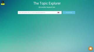Topic Explorer - SEOmonitor.com