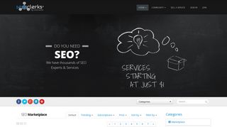 SEOClerks: SEO Marketplace for backlinks, web design, website ...