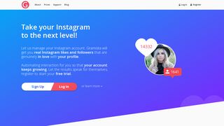 Gramista: Instagram Bot for real followers and likes