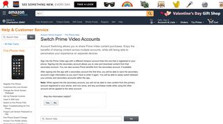 Switch Prime Video Accounts - Amazon.com