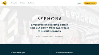 SEPHORA cut down onboarding admin time to just 60 seconds