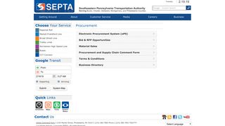 SEPTA | Procurement