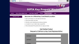 Retail Vendor - SEPTA Key