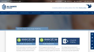 SEQTA and College Portal | All Saints' College