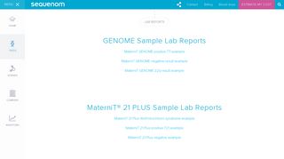 Sample Lab Reports - Sequenom, Inc. (SQNM)