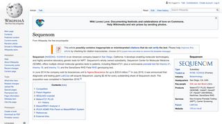 Sequenom - Wikipedia