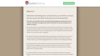 About SerbianDating.com | Online dating site for Serbian singles