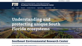 Southeast Environmental Research Center | Florida International ...