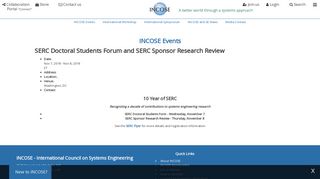 SERC Doctoral Students Forum and SERC Sponsor Research Review