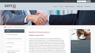 Benefits of Choosing Serco :: Serco Inc.